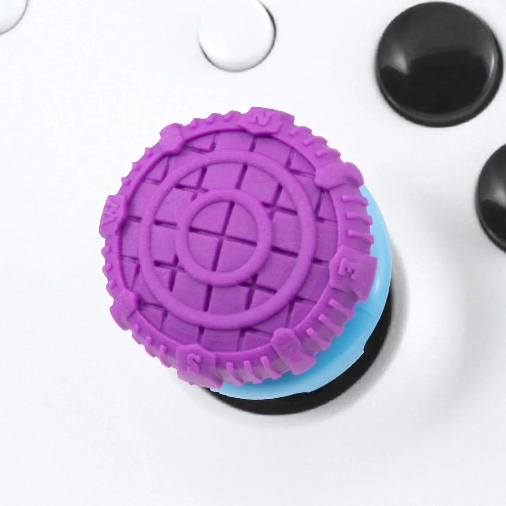 KontrolFreek  Freek Battle Royale for Xbox One and Xbox Series X Controller | Performance Thumbsticks | 2 High-Rise Convex (Domed) | Purple