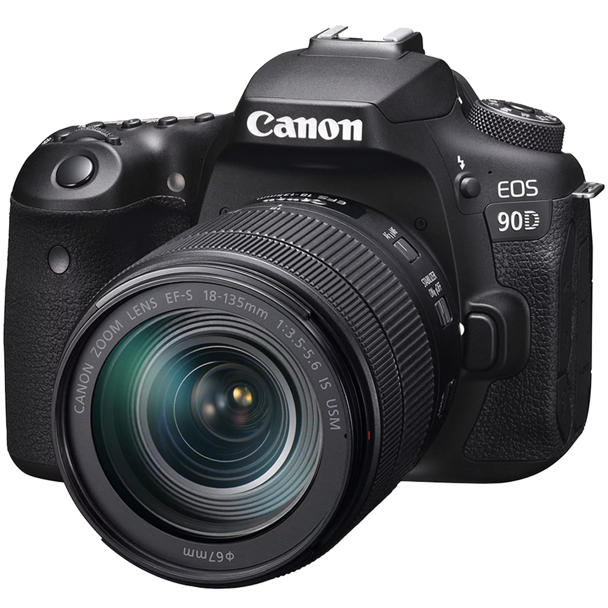 Canon  90D  Camera with 18-135mm   Lens + SanDisk 32GB Memory Card + ZeeTech Accessory Bundle
