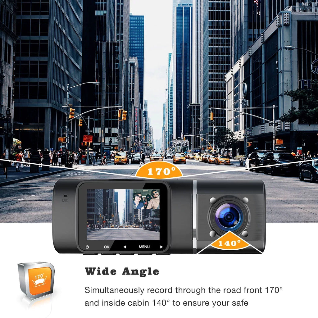 Dash Cam 1080P  1.5 Inch  Display Car Camera , Night Vision Car Camera ,Parking Mode, G-Sensor, Loop Recording,