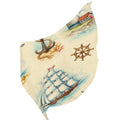 Nautical Watercolor Silk Long Scarf for Women Large Oblong Sunscreen Shawls Wraps Neck Headscarf Hair Wraps Gift Packed