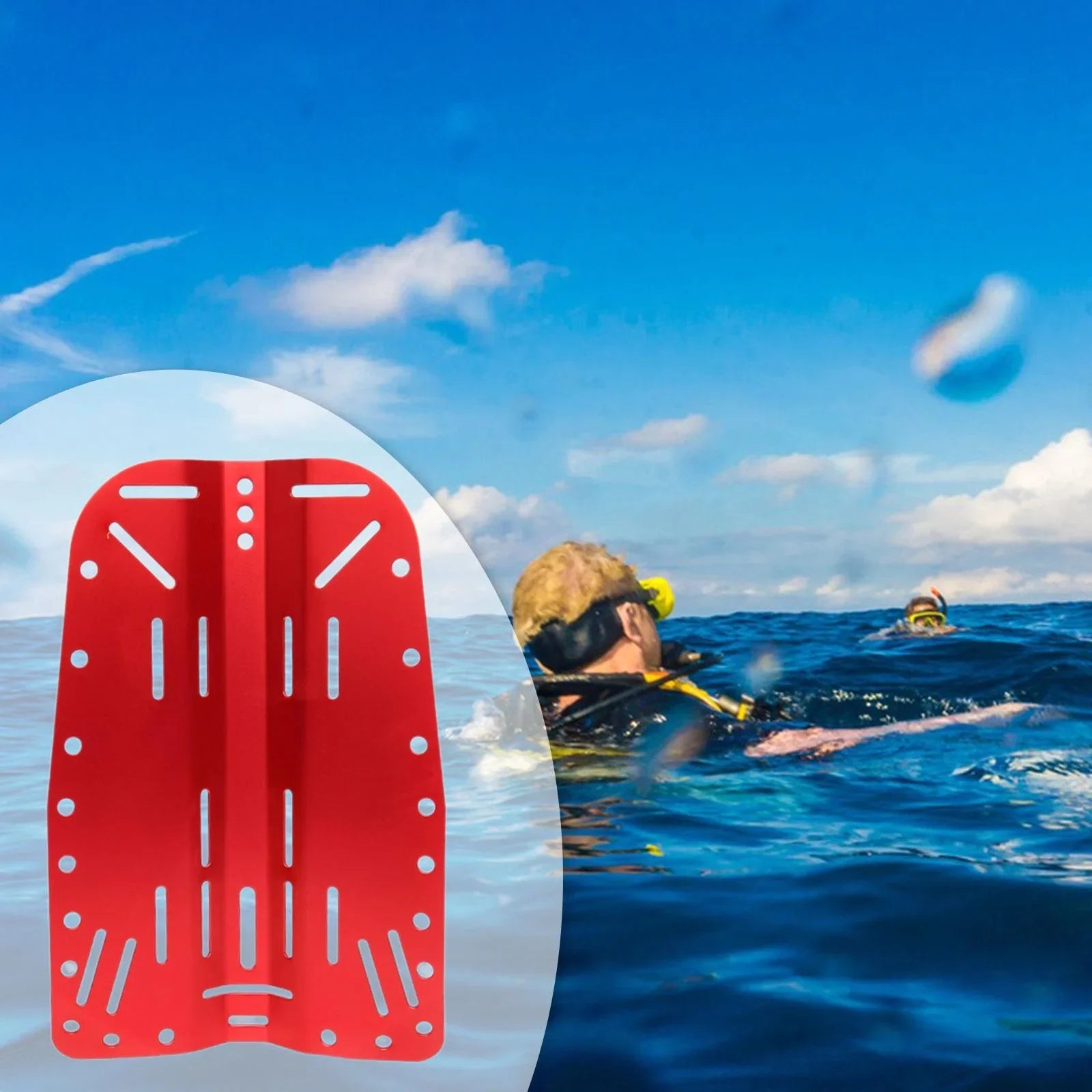 Diver  Gear Universal Lightweight Snorkeling Plate Scuba Diving Backplate