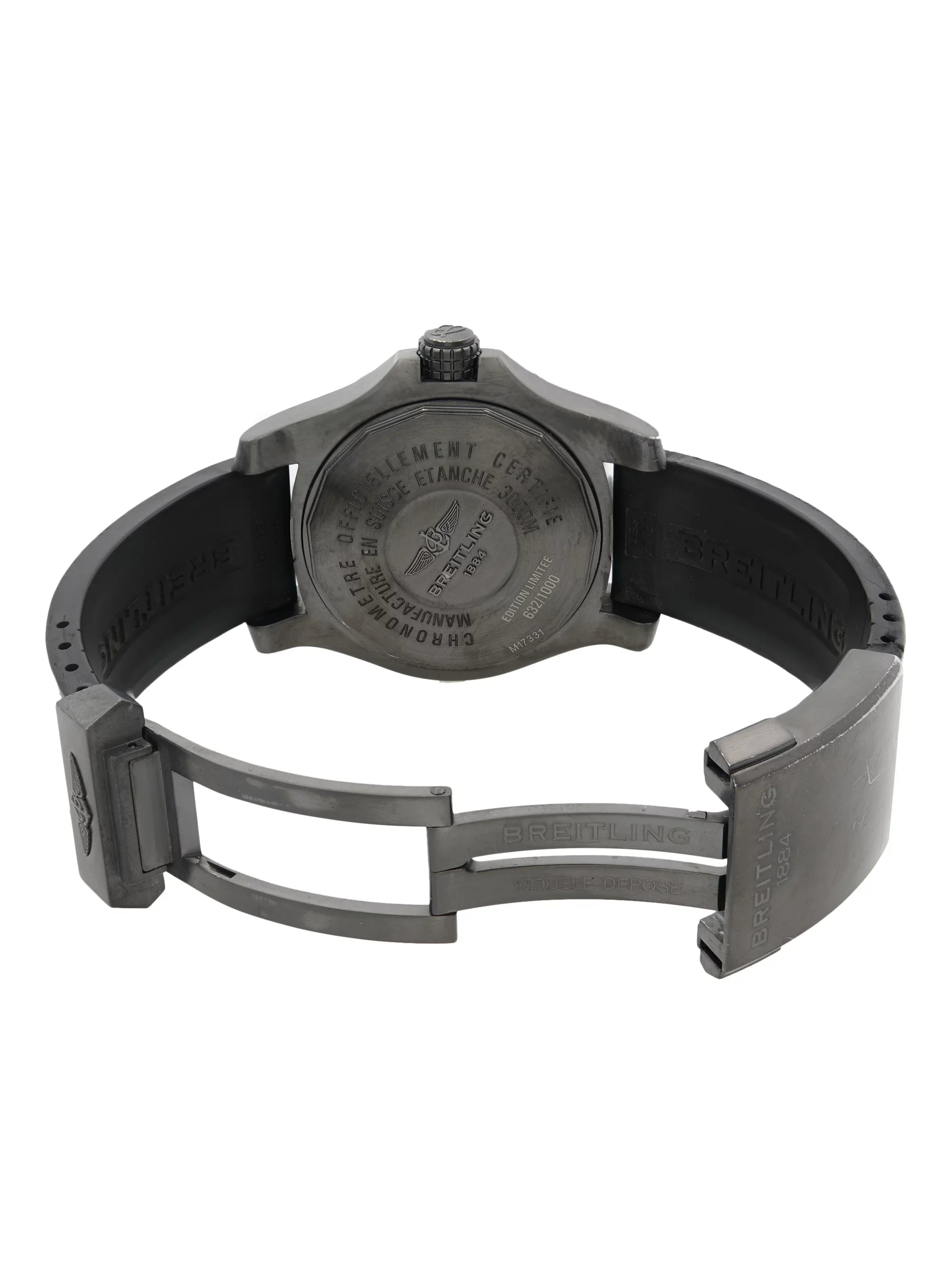 Breitling Avenger  Seawolf Black Steel Automatic Mens Watch M17331E2/I530-153S