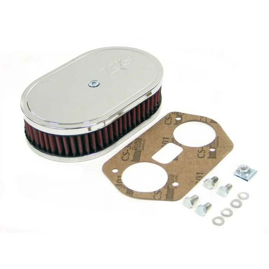 [56-1160] Custom Air Filter.K&N Custom Racing Air Filter -  7in x 4 1/2 Oval 1 3/4in H