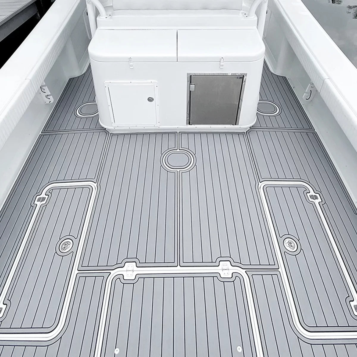 Foam Faux Teak Boat Decking Sheet/Carpet Self-Adhesive Non-Skid Fits for Sea Deck Marine Yacht  Boat Flooring Mats/Decking Pad 94"x 35"
