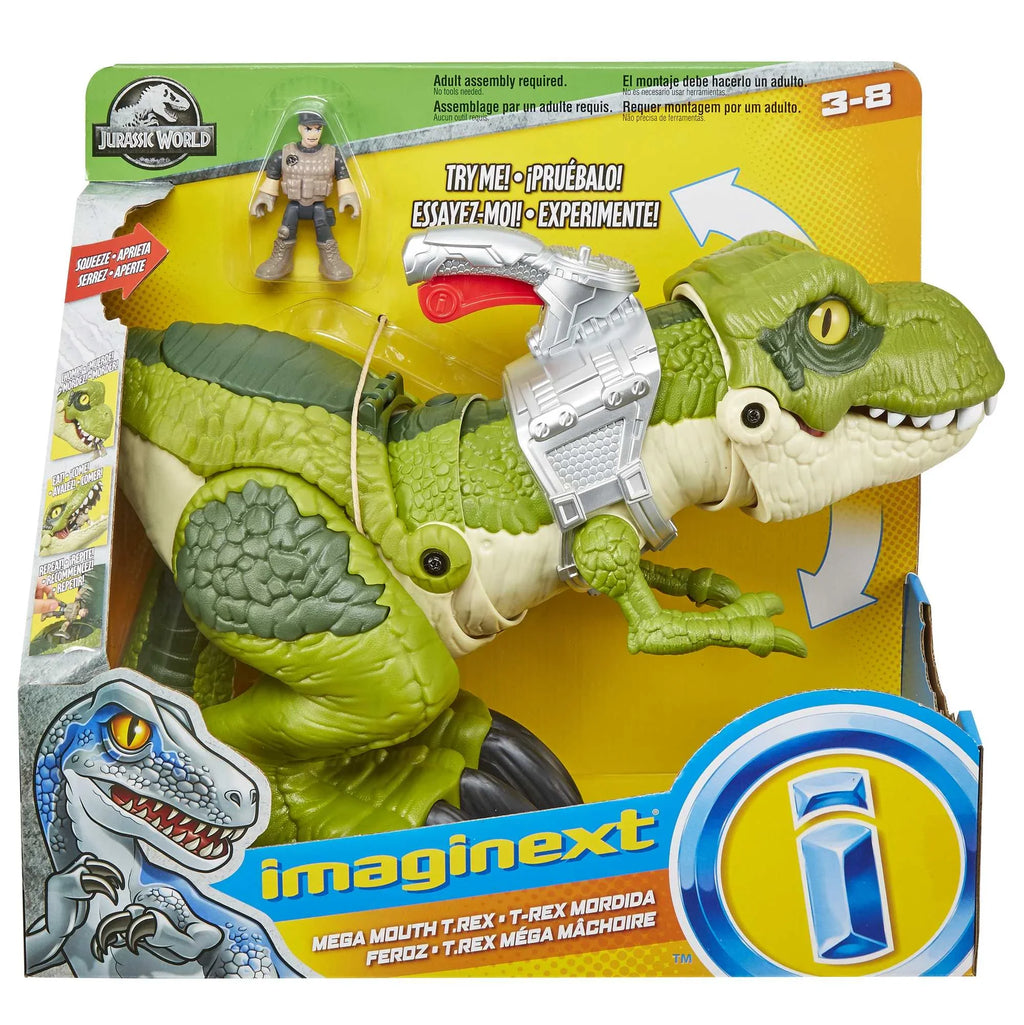 Imaginext Jurassic World Mega Mouth T.Rex Dinosaur Playset