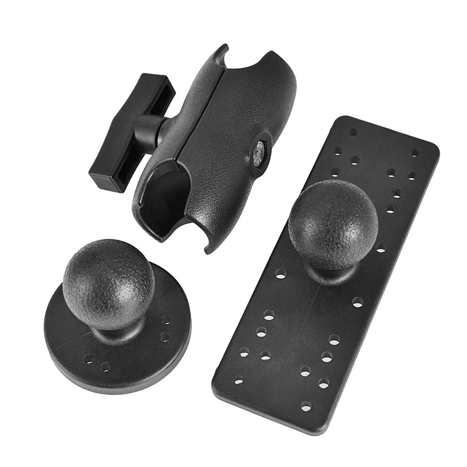 Portable Kayak Fishfinders Holder Fish Finder Ball Mount Base 360° Swivel Fish Finder Mount Fish Finder Kayak Accessory