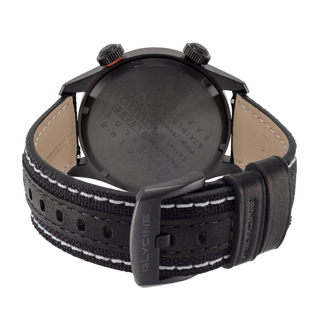 Glycine Airpilot  44 Quartz Black Dial Men's Watch GL0435