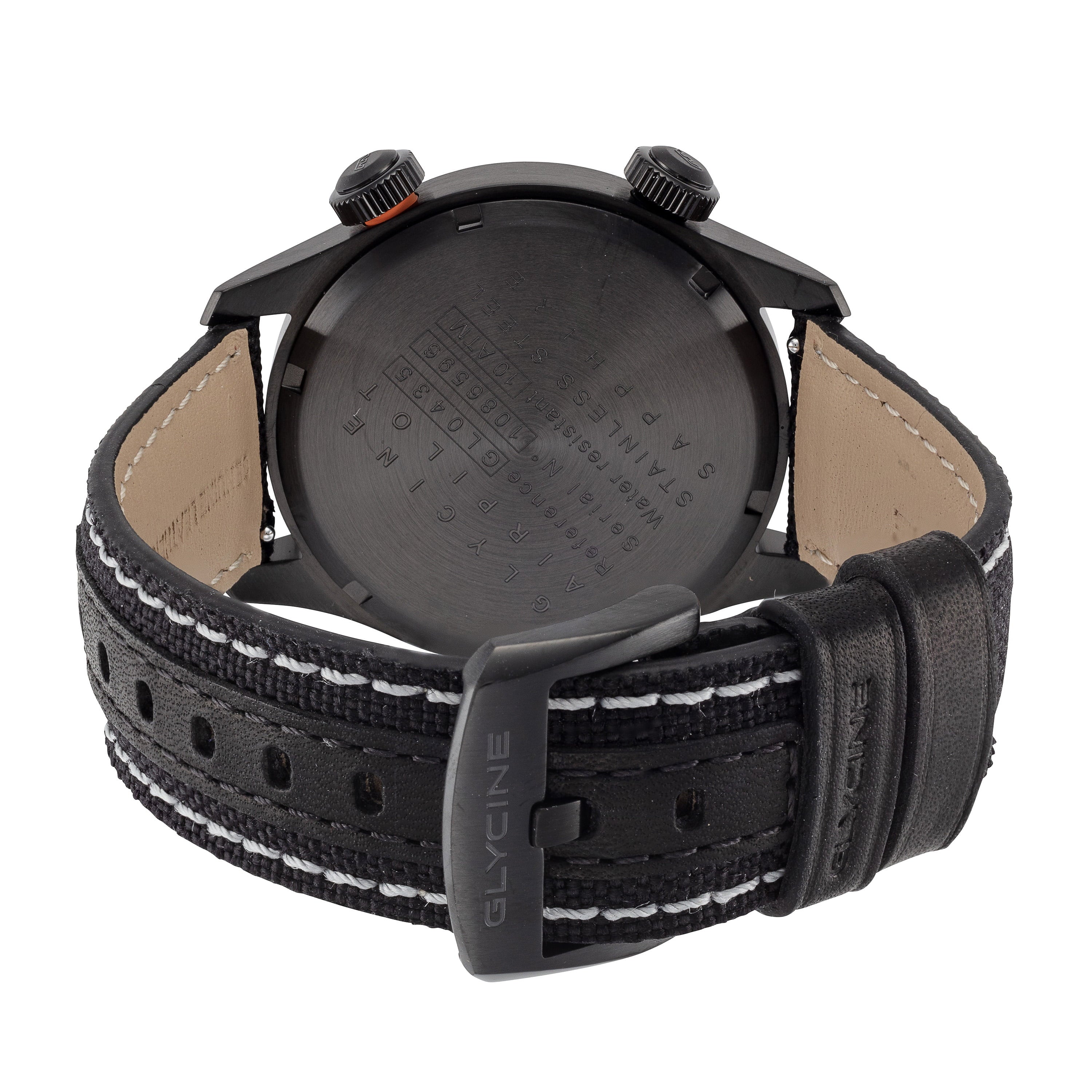 Glycine Airpilot  44 Quartz Black Dial Men's Watch GL0435