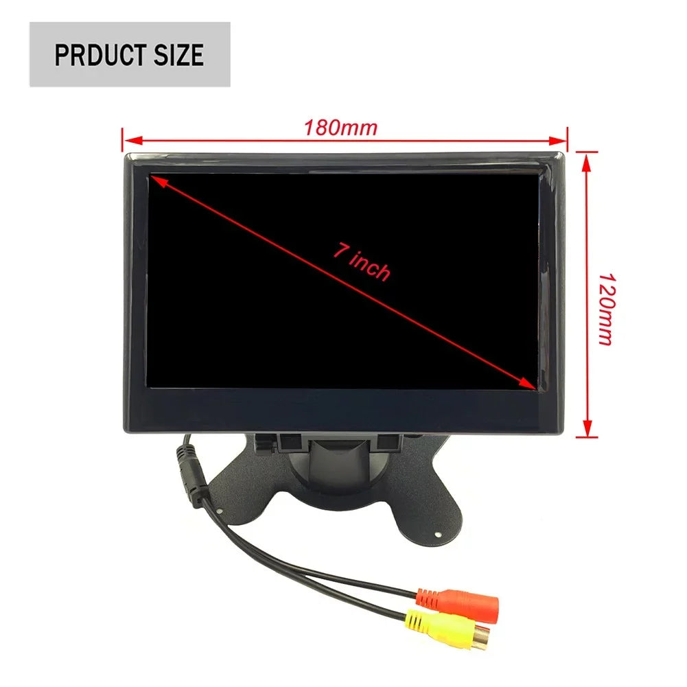 Gerich Truck Tractor Lorry  Rear View Reversing Camera and 7\\\"  Backup Monitor Kit