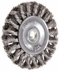 Weiler Knot Wire Wheel Brush,Stem,3-1/4 In.  94105