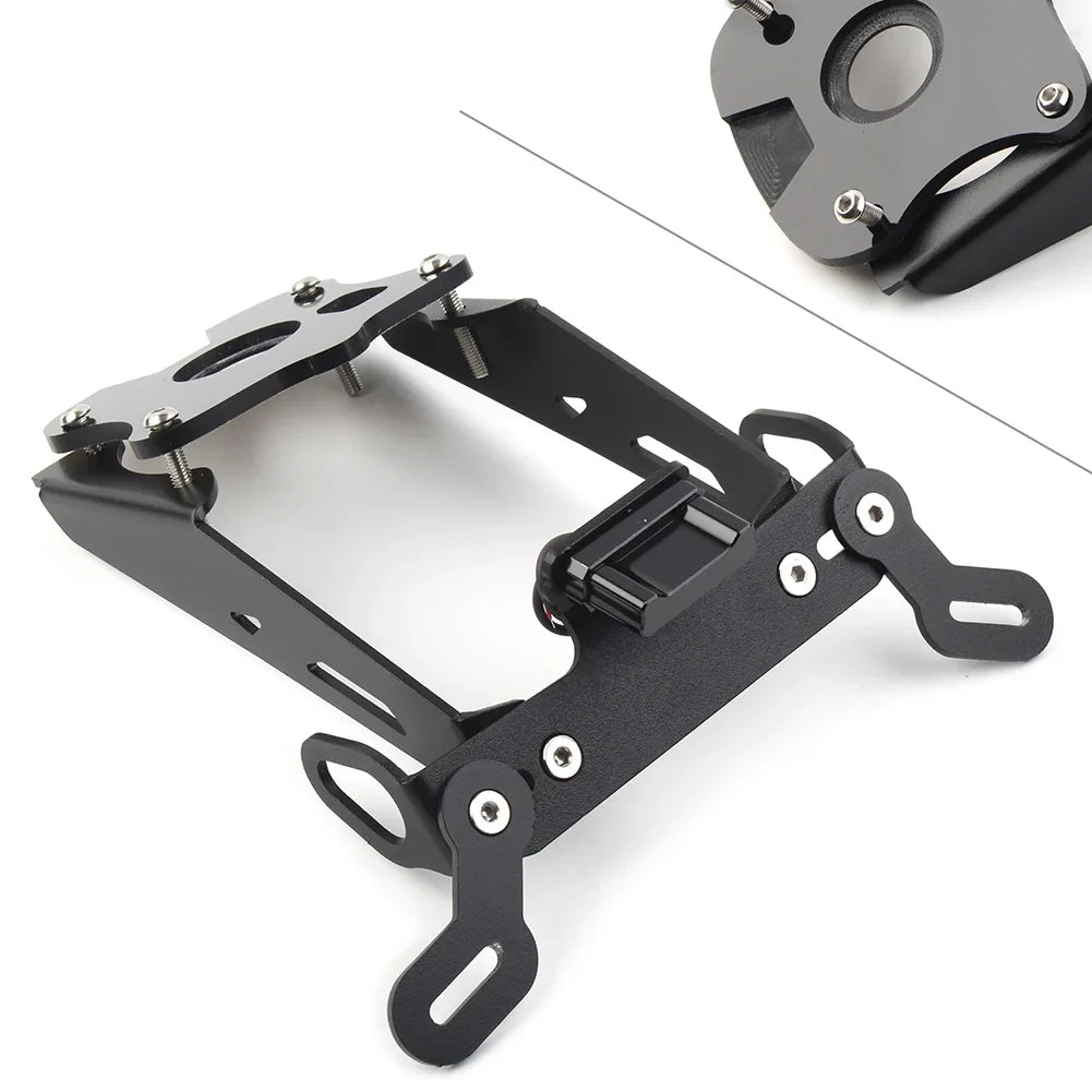 MT09 21-22 Black Motorcycle License Plate Holder Fender Eliminator Tail Tidy For Yamaha -09 2021 2022