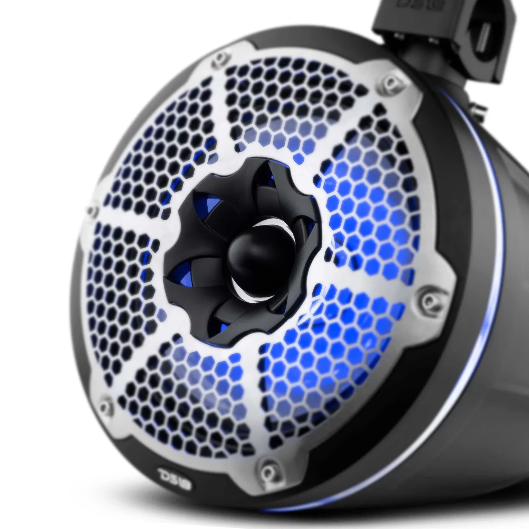 DS18  10" Neodymium Marine Towers w/Built-In Passive Radiator, 1" Driver &amp;   Lights - 900W - Black