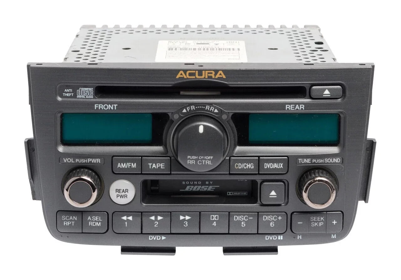 03 04 Acura  Radio 6 Disc  Cassette Player Player 39100-S3V-A610