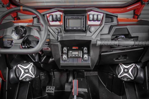 6.5" Speakers+Pods+2-Ch Amp for 2014-2017 Polaris  1000/900S/Turbo