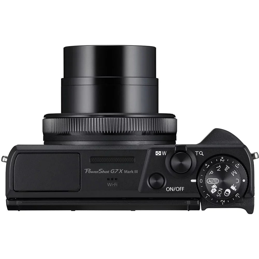 Canon PowerShot G7 X Mark  Digital Camera (Black) + Extra Battery +  +1 Yr Warranty
