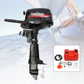 Anqidi 6.5HP 4 Stroke Outboard Motor 123CC Heavy Duty Boat Engine with Single Cylinder Water Cooling System &  Ignition Tiller Control Max 6000r/min