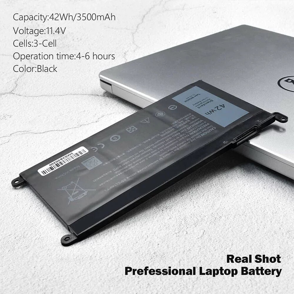 42WH WDX0R Battery for Dell Inspiron 5565 7573 Series P66F P75F P69G