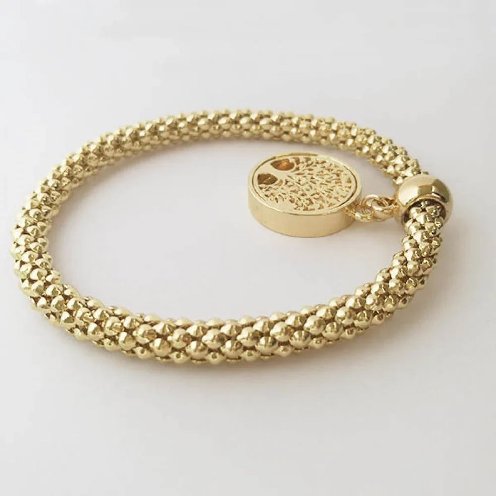 Rivers s Art Pattern Lover Bracelet Bangle Pendant Jewelry Couple Chain