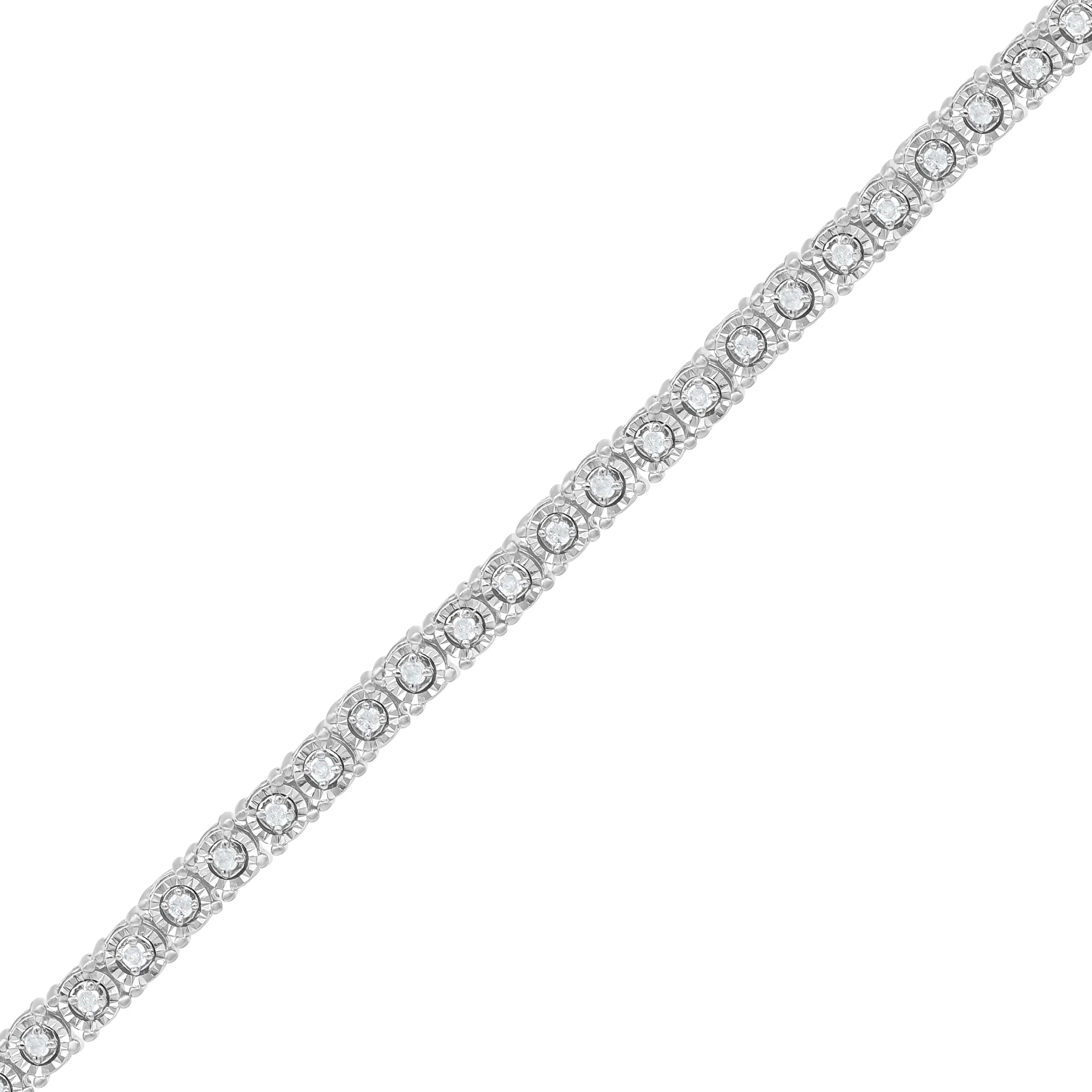 Arista 1/2 Ct Diamond Tennis Bracelet for Women in Sterling Silver Mother's Day Gifts (J-K, I3)