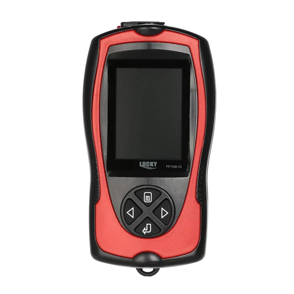 moobody Fish Detector, Portable Depth Finder FF1108，1CLA, 300FT Depth Alarm for Anglers