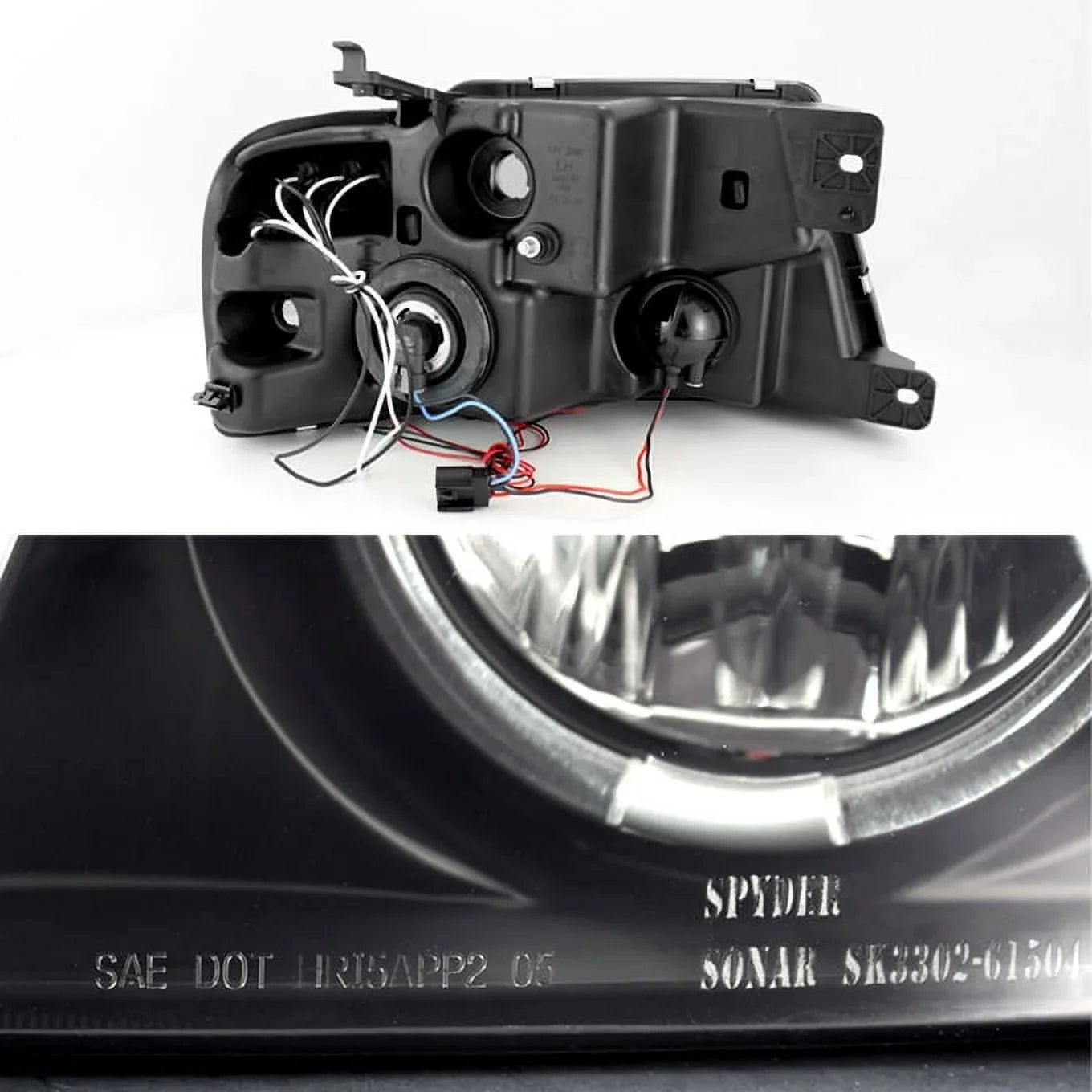 For 04-08 F150 Black Smoke Halo Projector  Headlights + Full  Taillights Fits select: 2004-2008  F150