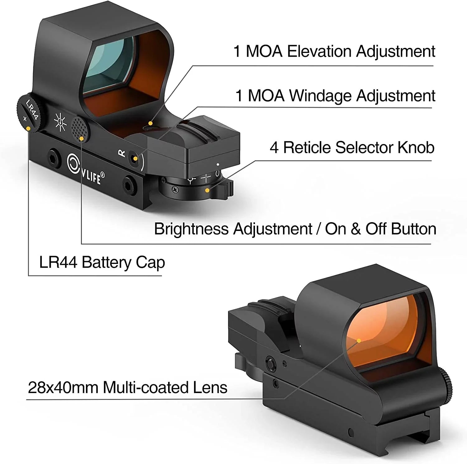 Sight 1x28x40mm