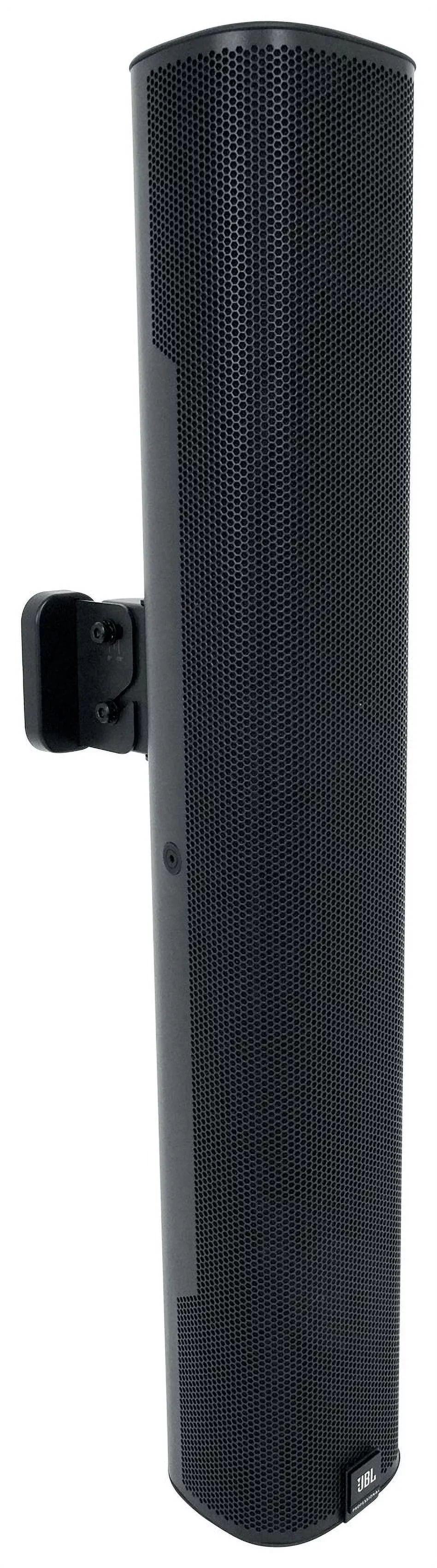 (12)  COL600- 24" Black 70V Commercial Column Wall Mount Array Speakers+Amp