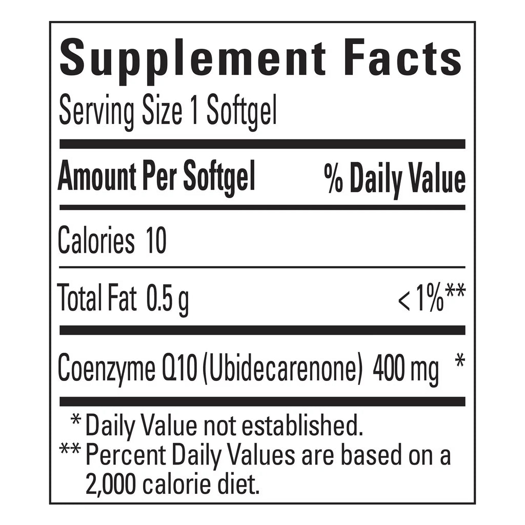 Nature Made CoQ10 400 mg Softgels (90 Count)