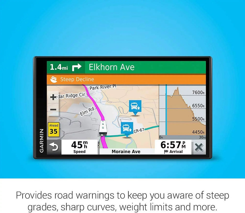 Garmin  780  Traffic Navigator with 8GB MicroSD Card, 6Ave Travel Bundle & Cleaning Kit