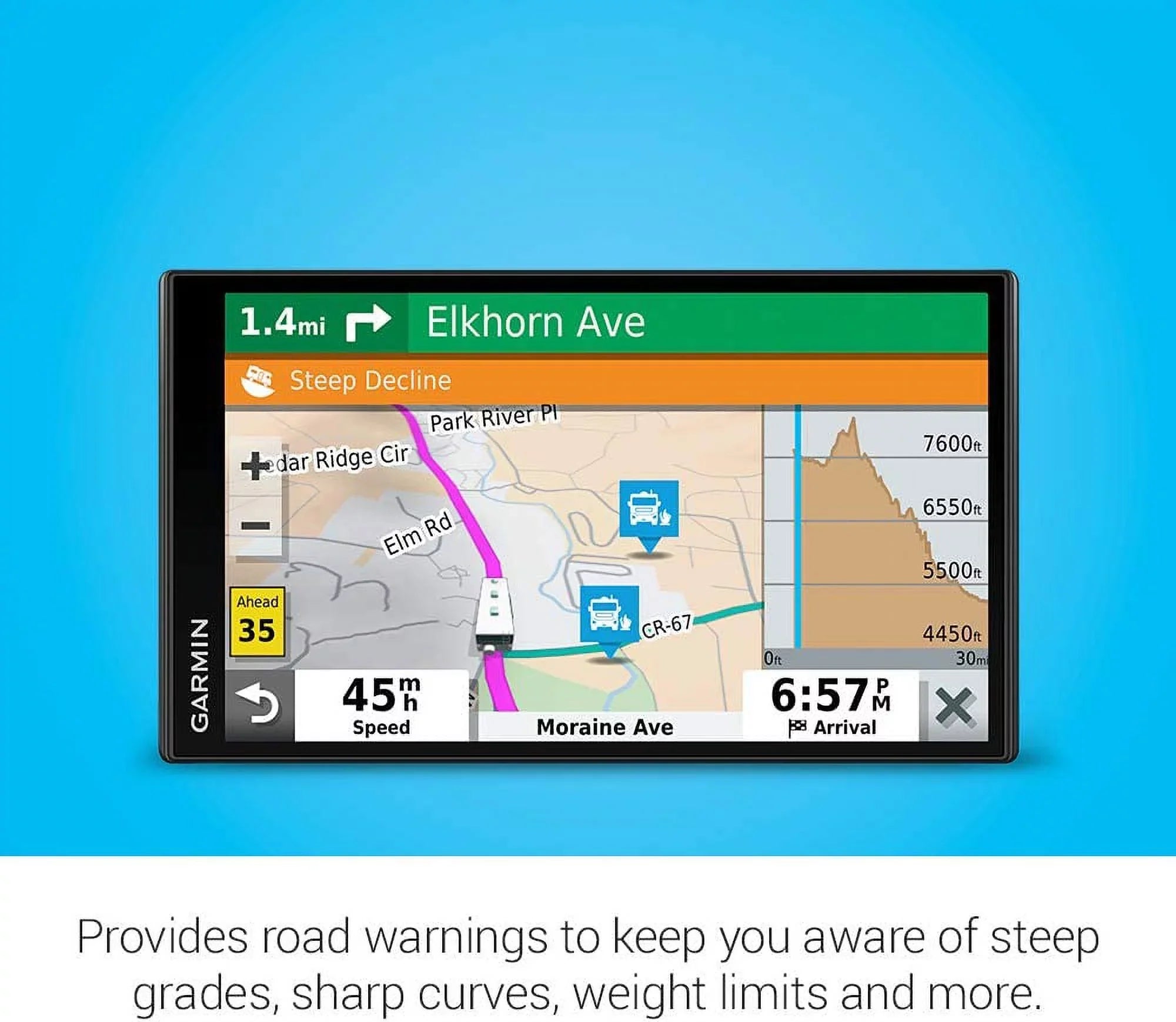 Garmin  780  Traffic Navigator with 8GB MicroSD Card, 6Ave Travel Bundle & Cleaning Kit