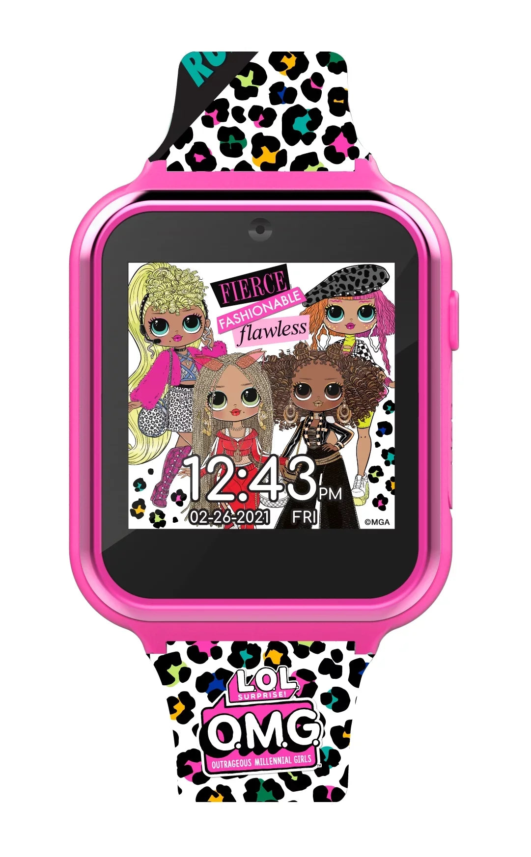 Entertainment  Surprise! Unisex Child iTime Interactive Smartwatch 40mm Pink (OMG4029)