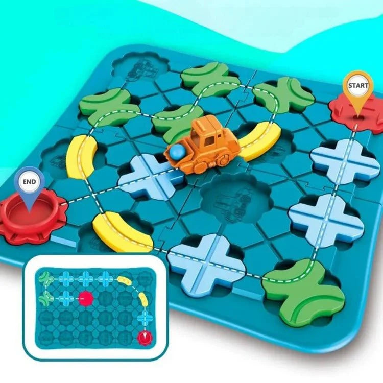 Street Puzzle Toy With 118 Challenges for Logical Thinking Practice