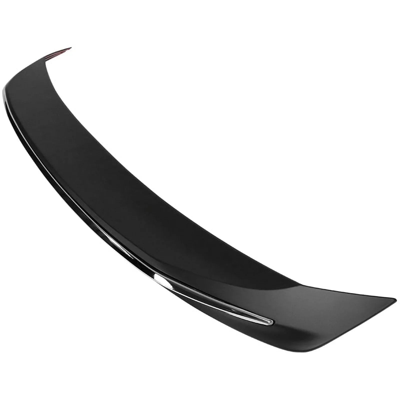 Ikon Motorsports Compatible with 18-23 Toyota Camry   Style Rear Trunk Spoiler Wing With Chrome Trim 2018 2019 2020 2021