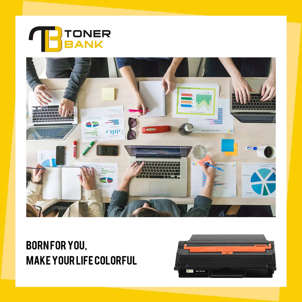 Toner Bank 6-Pack Compatible Toner for Samsung -D115L 115L use with Xpress -M2620 -M2670 -M2830DW -M2880FW -M2820DW -M2870FW Printer 6 * Black