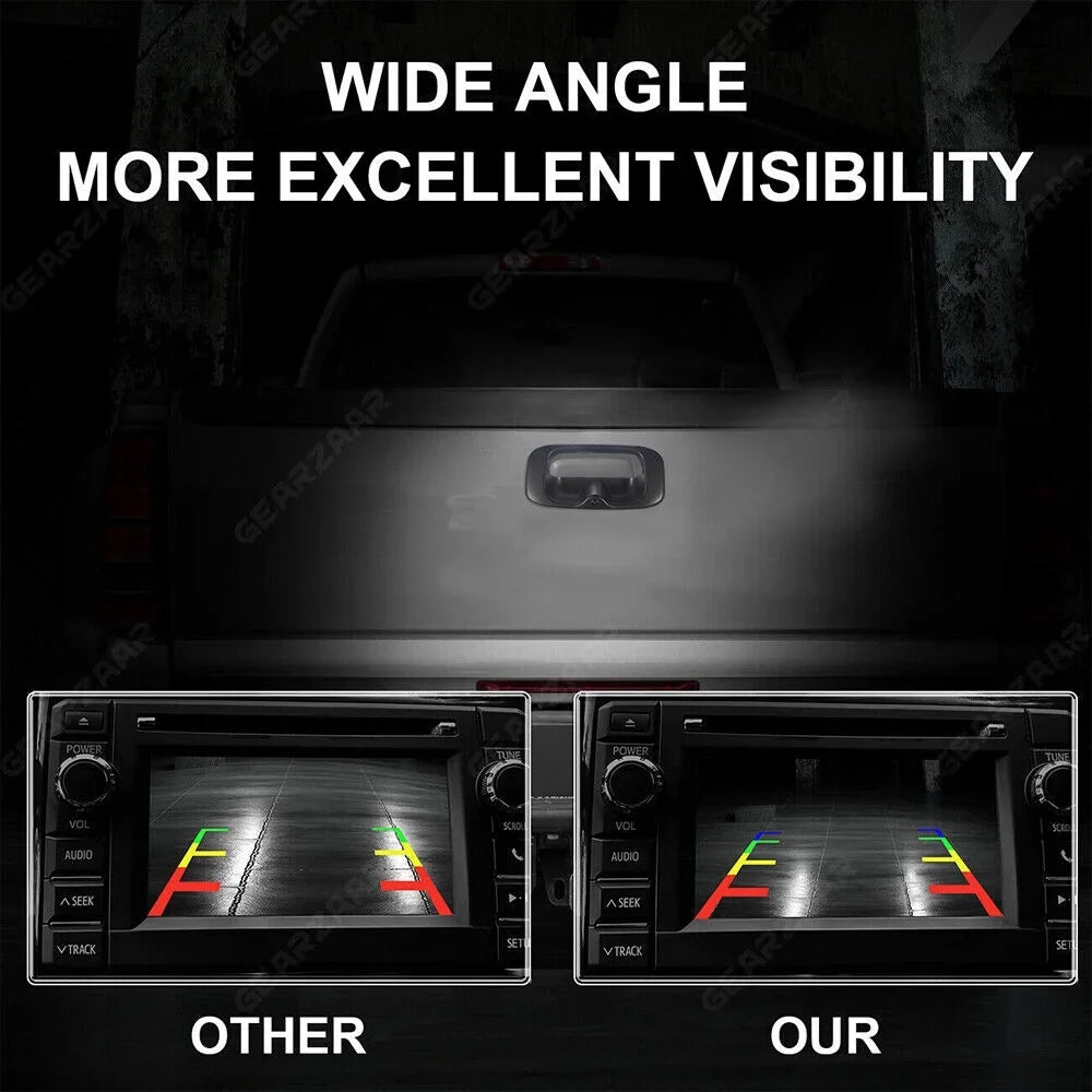 KingFurt Night Vision Waterproof High Resolution Chevy  Silverado/Sierra Rear View Backup Camera