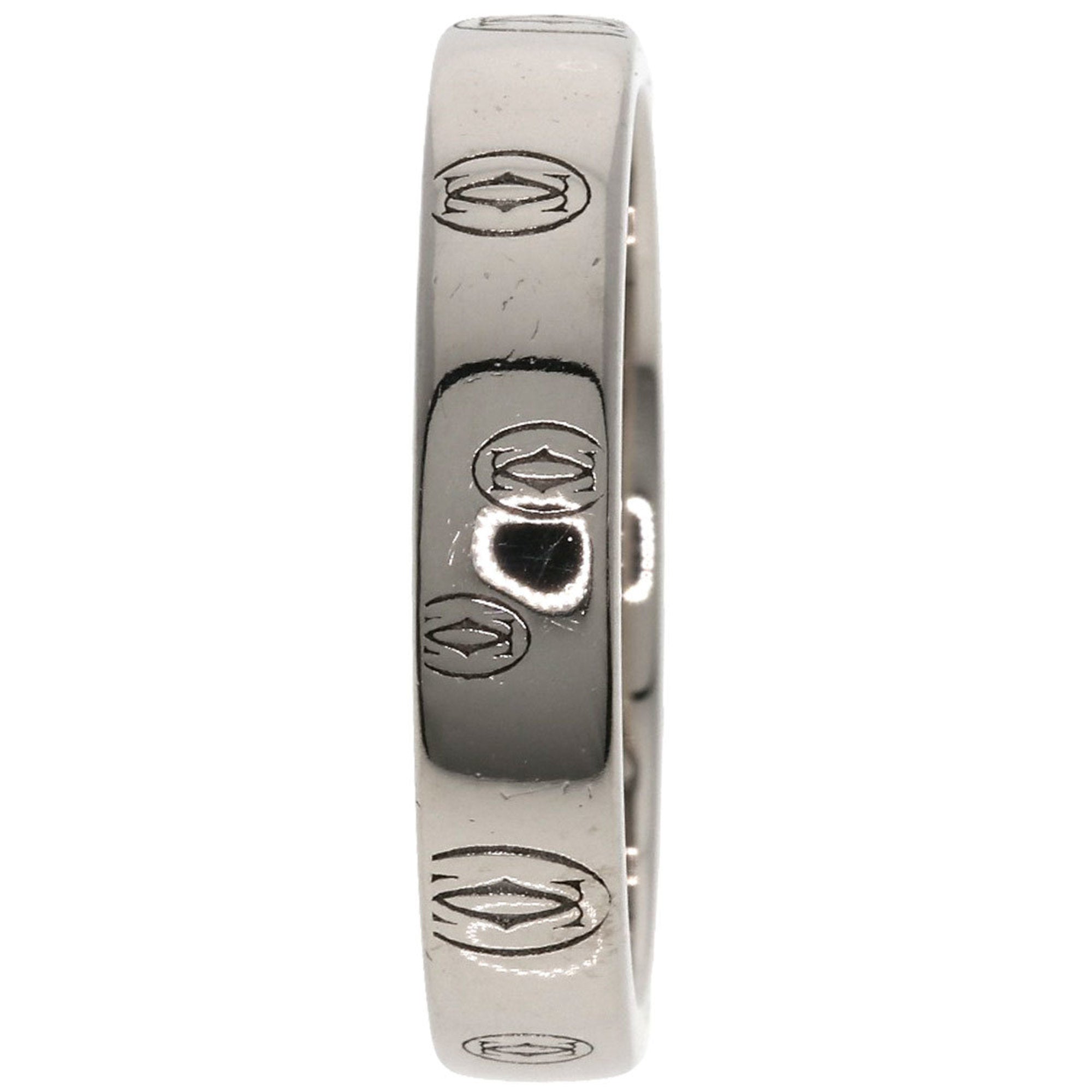 Pre-Owned Cartier Happy Birthday #55 Ring, 18K White Gold, Women's,  (Good)