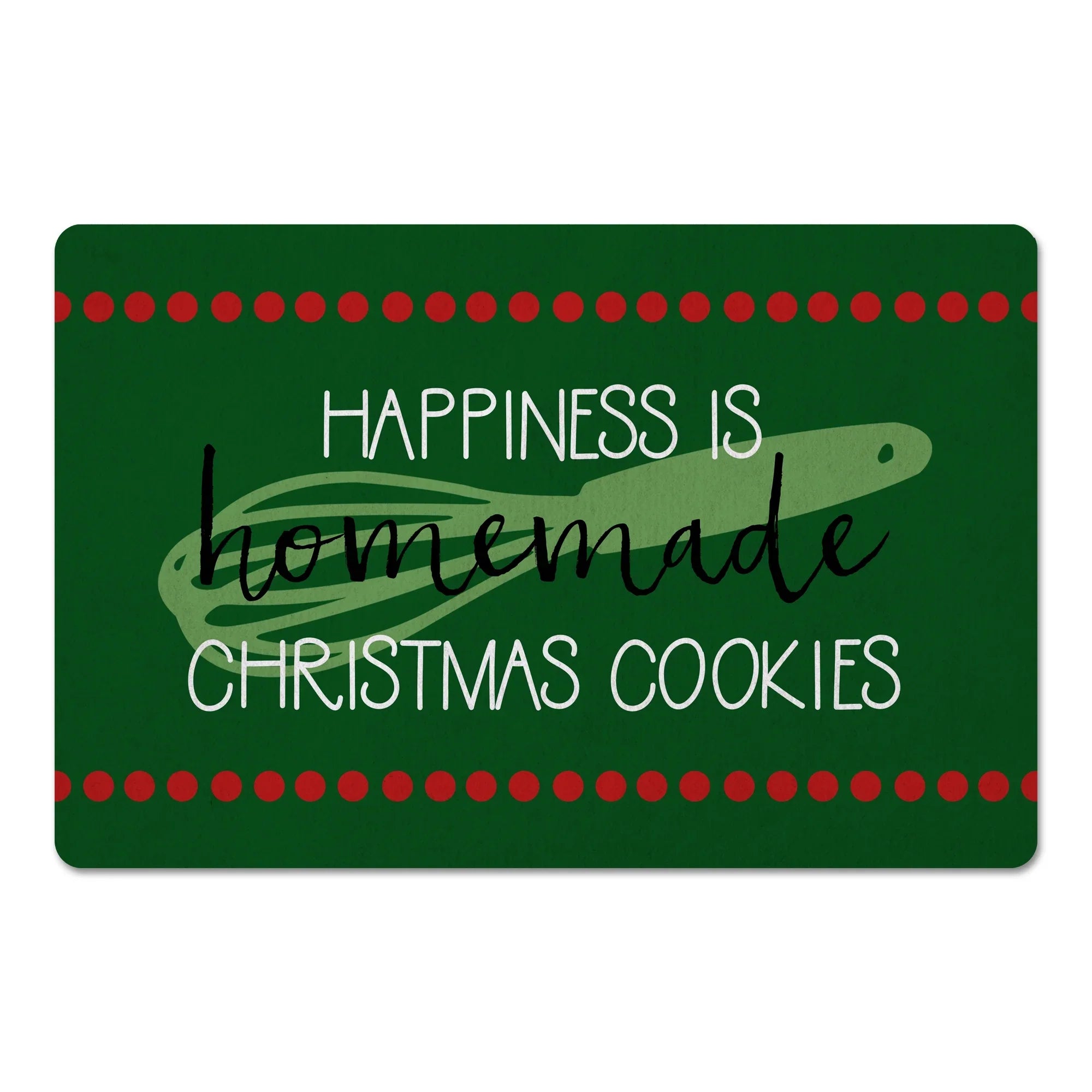 Creative Products Homemade Christmas Cookies 27x18 Floor Mat