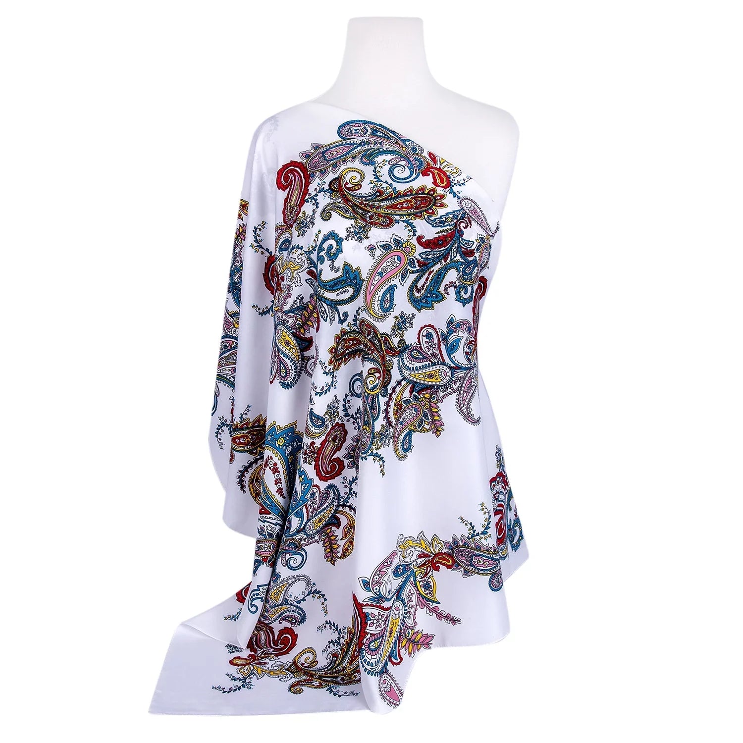 Evening Shawl and Wrap for Women Magic Land Silk Shawl 39x39” (100x100 cm) Travel Scarf Tops Fashion Shawl for Wedding
