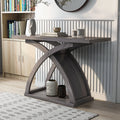 Denhour   Transitional Distressed Grey 47-inch 1-Shelf Sofa Table by