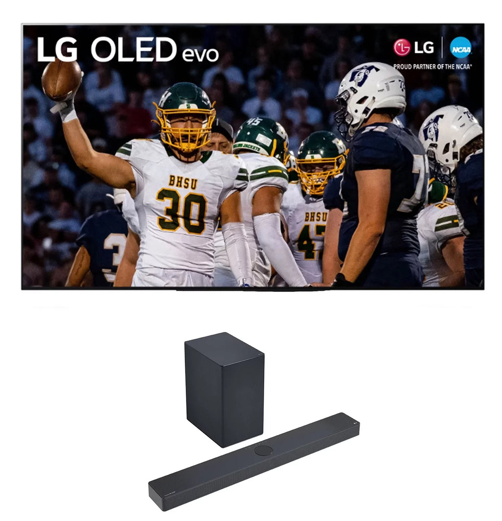 OLED55C3PUA 55 Inch  evo 4K  Smart  with Dolby Atmos with a  SC9 3.1.3ch Soundbar and Wireless Subwoofer with Dolby Atmos (2023)