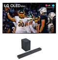 OLED55C3PUA 55 Inch  evo 4K  Smart  with Dolby Atmos with a  SC9 3.1.3ch Soundbar and Wireless Subwoofer with Dolby Atmos (2023)