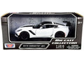 2019 Chevy Corvette ZR1, White - Motor Max 79356WH - 1/24 scale Diecast Model Toy Car