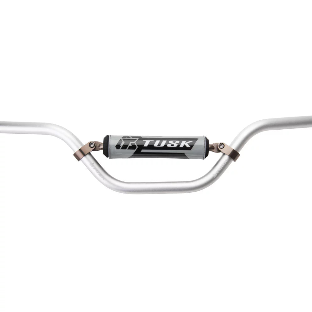 Tusk T-10 Aluminum 7/8" Handlebar  Mini Bend Silver For  LX3 2000