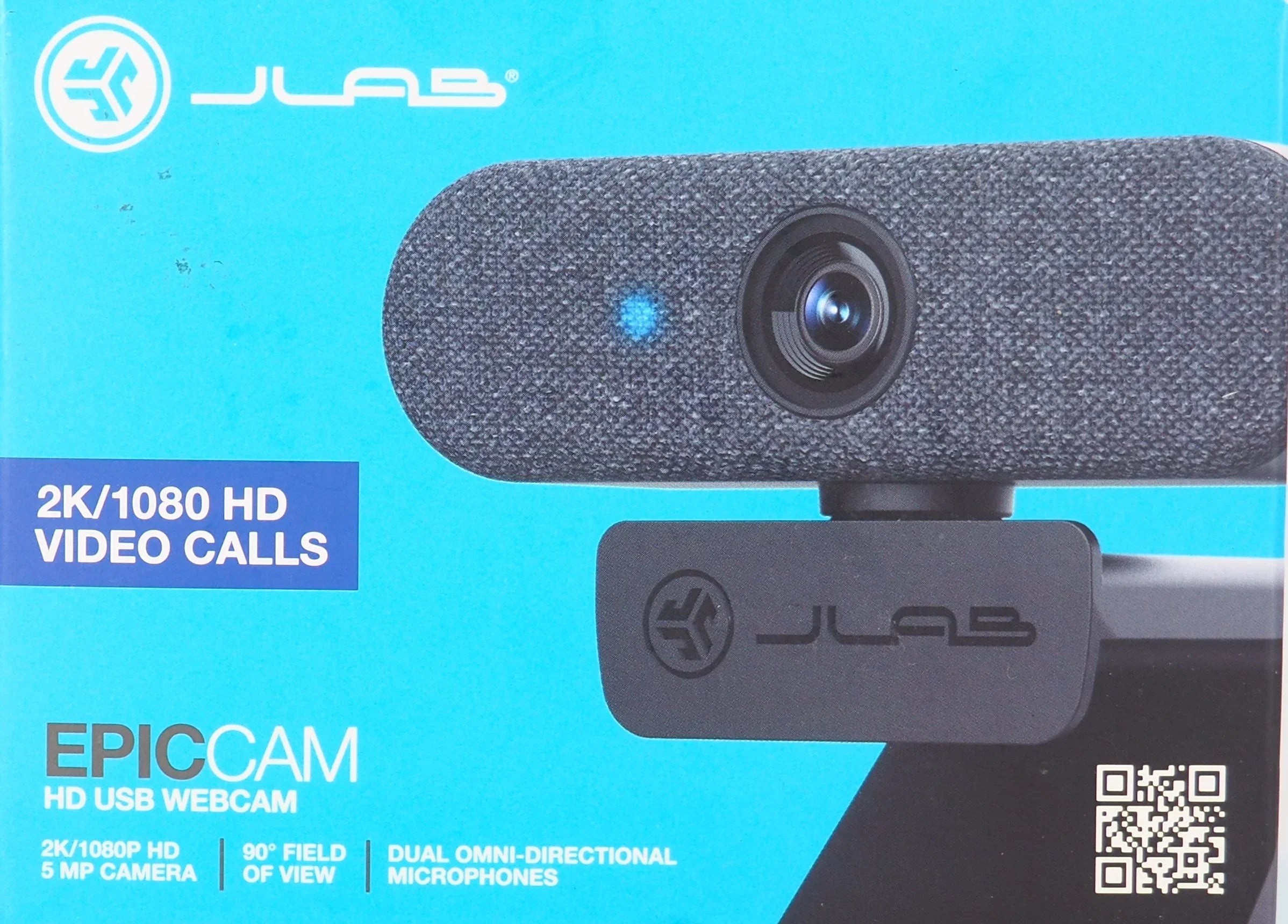 JLab Epic - Webcam - color - 5  - 1080p, 2K - audio -