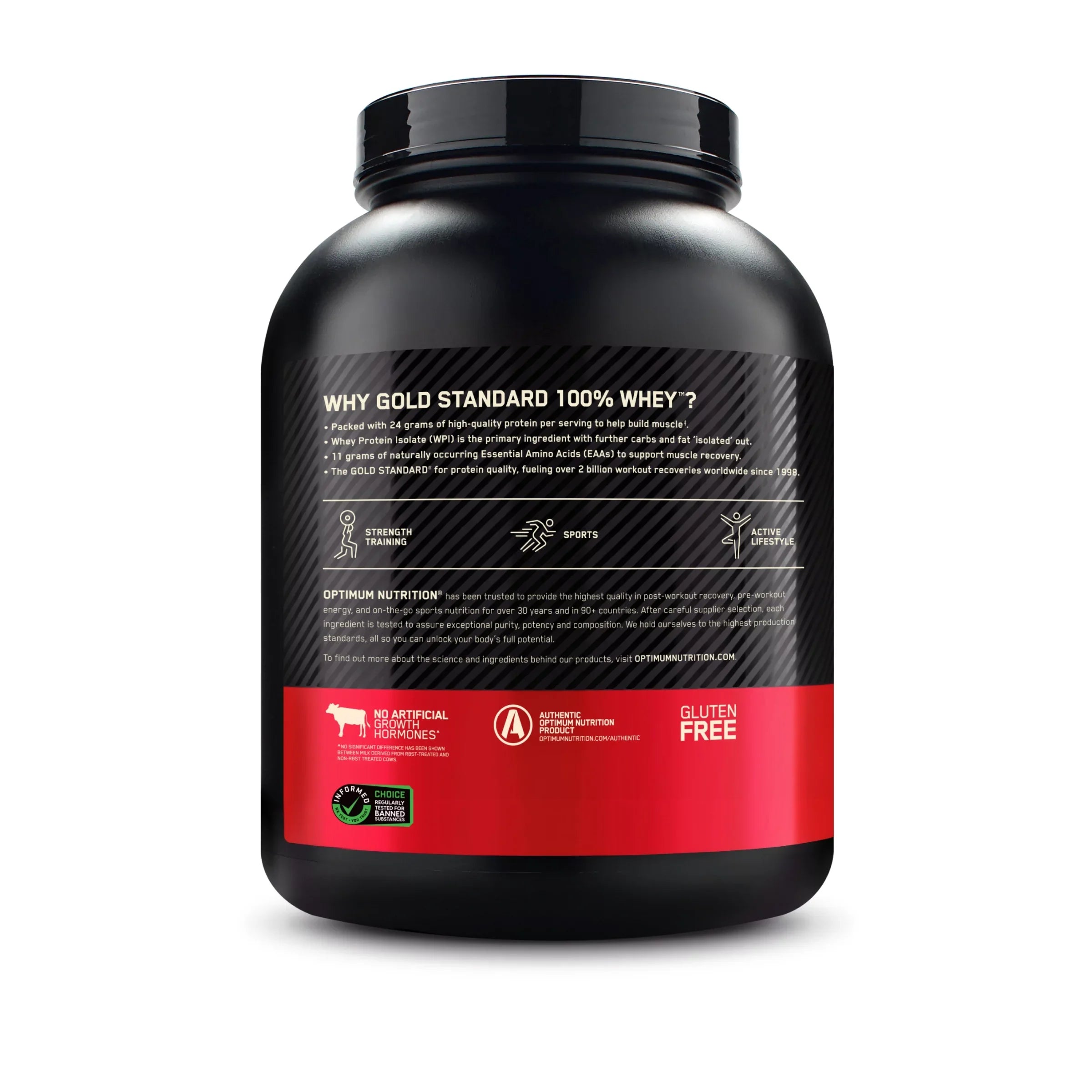 Optimum Nutrition, Gold Standard 100% Whey Protein Powder, Chocolate Coconut, 5 lb, 71 Servings