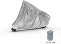 Weatherproof Motorcycle Cover Compatible With 2017 Moto Guzzi V7 Ii Stone Abs Grigio Intenso - Outdoor & Indoor - Protect From Rain Water, Snow, Sun - Securing Straps - Durable Material - Storage Bag