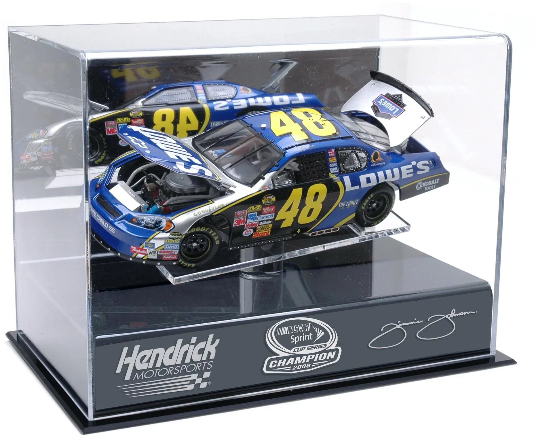 Jimmie Johnson  Sprint Series Cup 2008 Champion 1:24 Die-Cast Case