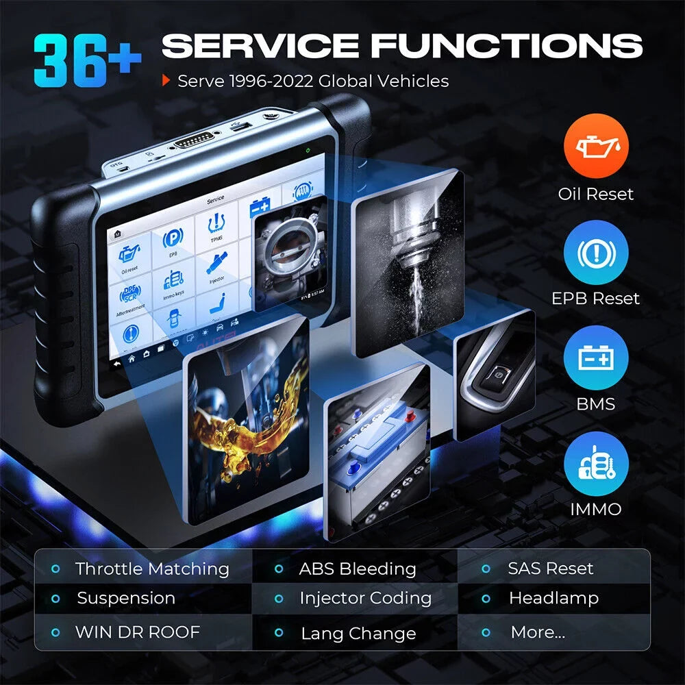 Autel MaxiPRO MP808S Car Diagnostic Scan Tool All System Diagnostics  Coding, Active Test, 30+ Service, 2 Year Free Update