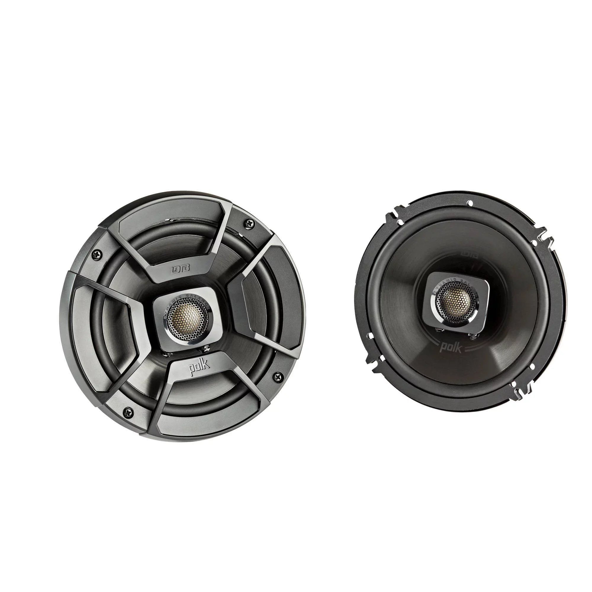 Polk Audio - A Pair Of DB652 6.5" Coaxial and A Pair Of DB462 4x6" Speakers - Bundle Includes 2 Pair