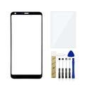 For  G6 Plus H870DSU Replacement Front Outer Glass Lens Screen Tool Black